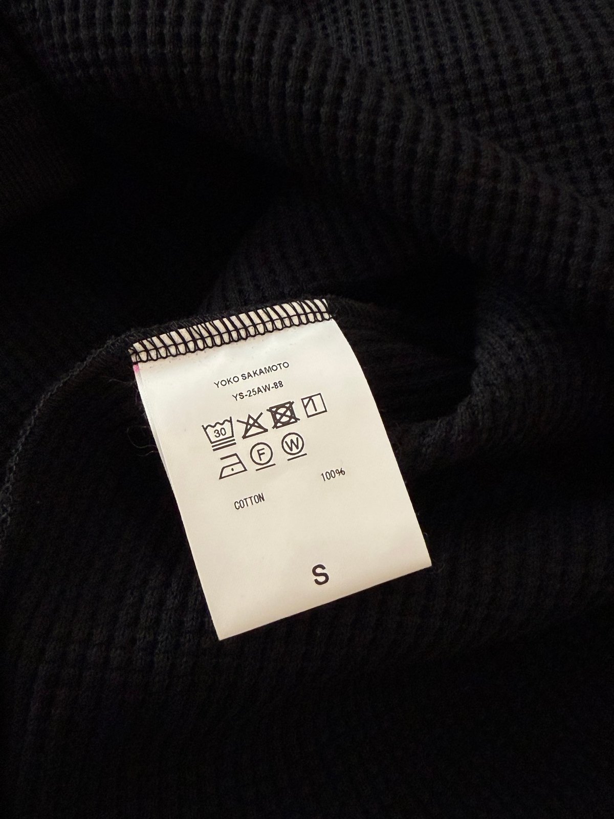 25AW/残り1点】YOKO SAKAMOTO / HIGH NECK PULLOVER -