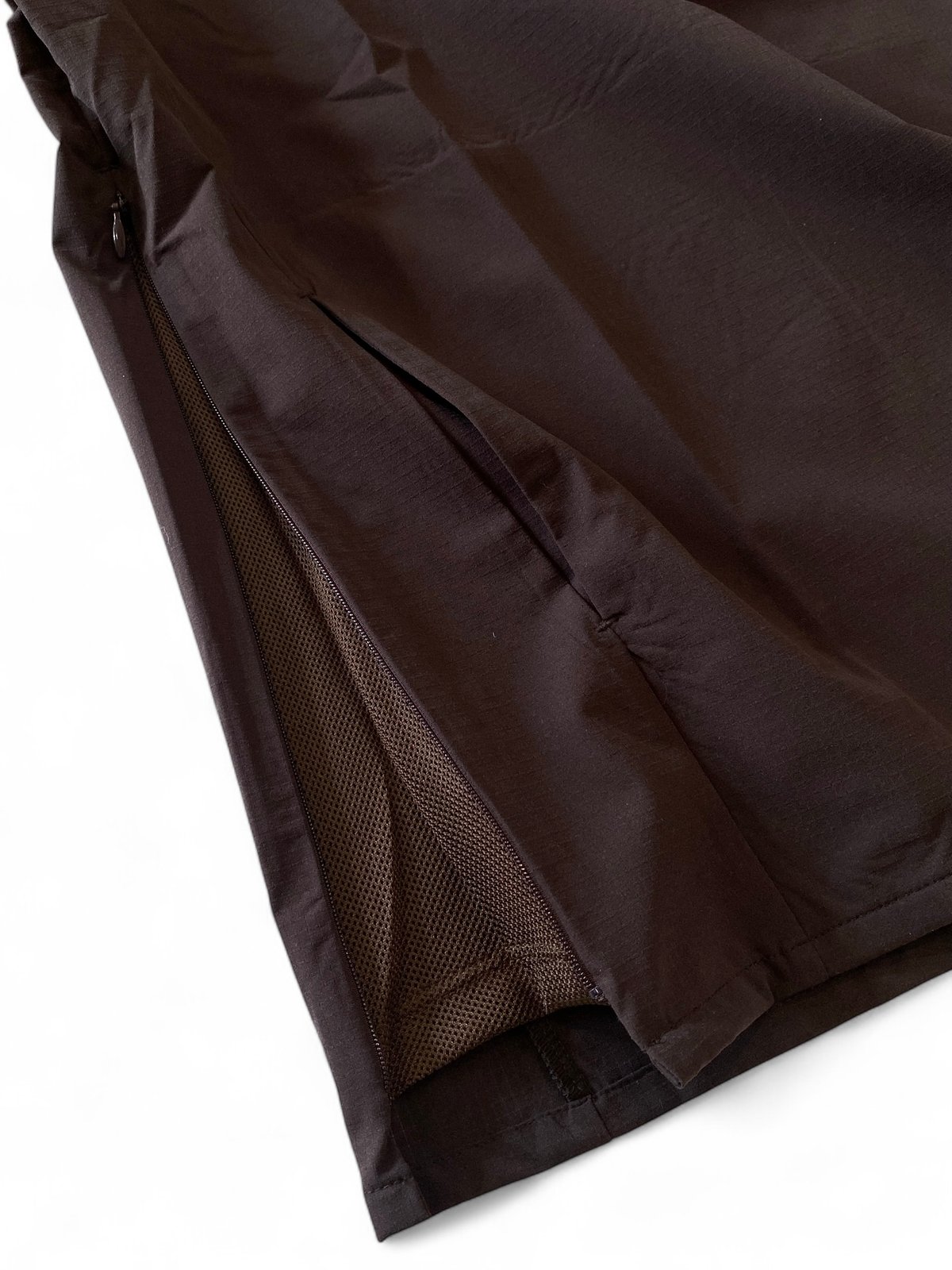 RYOGEN/ DEADLEAF RAGLAN HALFZIP SHIRT -DL.BROWN