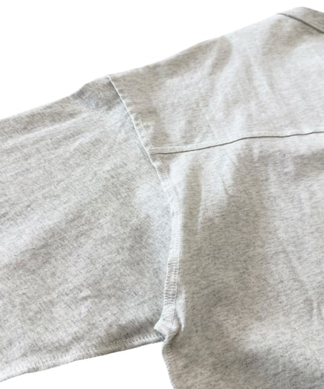 【26SS/残り1点】 TENHALF / FOOTBALL LONG T-SHIRT -LIGHT GRAY-
