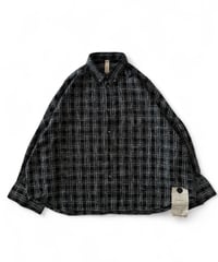 【25AW/残り1点】SHINYAKOZUKA / GIANT SHIRT -BLACK-