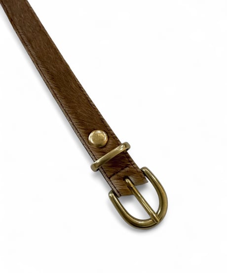 Post Production / Western-Belt -BROWN×GOLD-