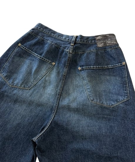 【26SS/残り1点】 refomed / FRESH MAN DENIM WIDE PANTS -USED-