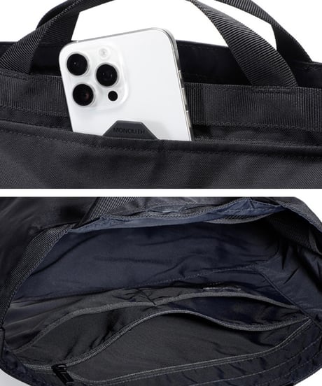 【残り1点】 MONOLITH / TOTE SHOULDER STANDARD L -BLACK-