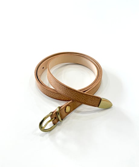 【26SS】 Post Production / WESTERN BELT -NATURAL×GOLD-