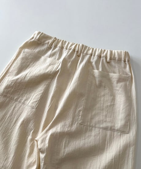 【26SS】 YOKO SAKAMOTO / UTILITY EASY PANTS -ECRU-