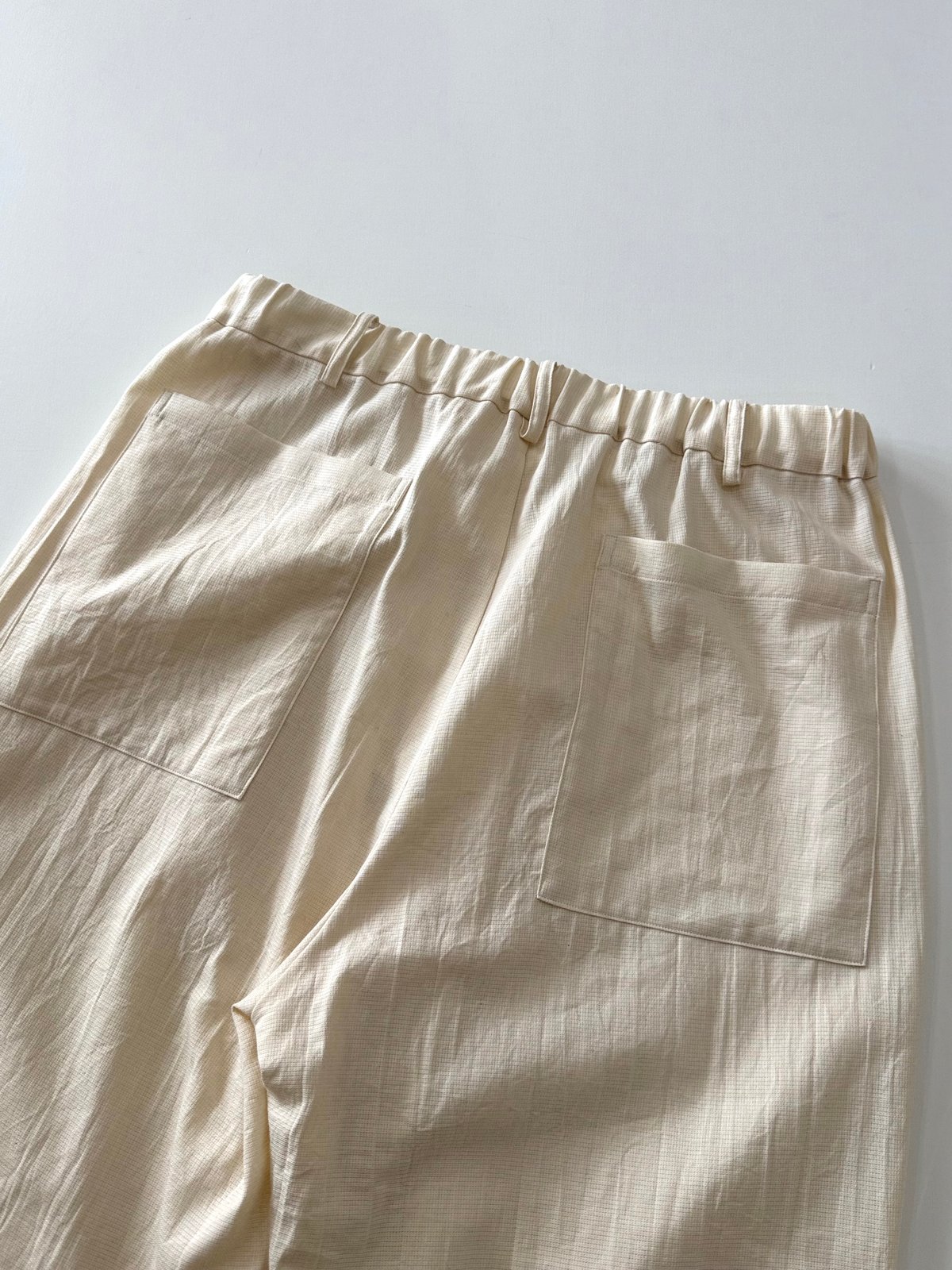パンツ YOKO SAKAMOTO 26SS Utility Easy Pants S 26SS】 YOKO SAKAMOTO / UTILITY EASY PANTS -ECRU