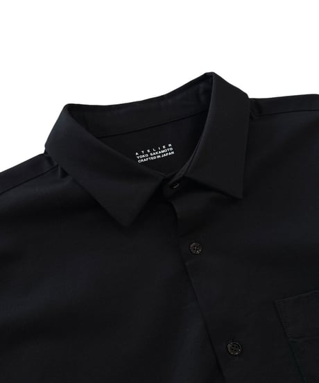 【26SS】 YOKO SAKAMOTO / REGULAR COLLAR SHIRT -BLACK-