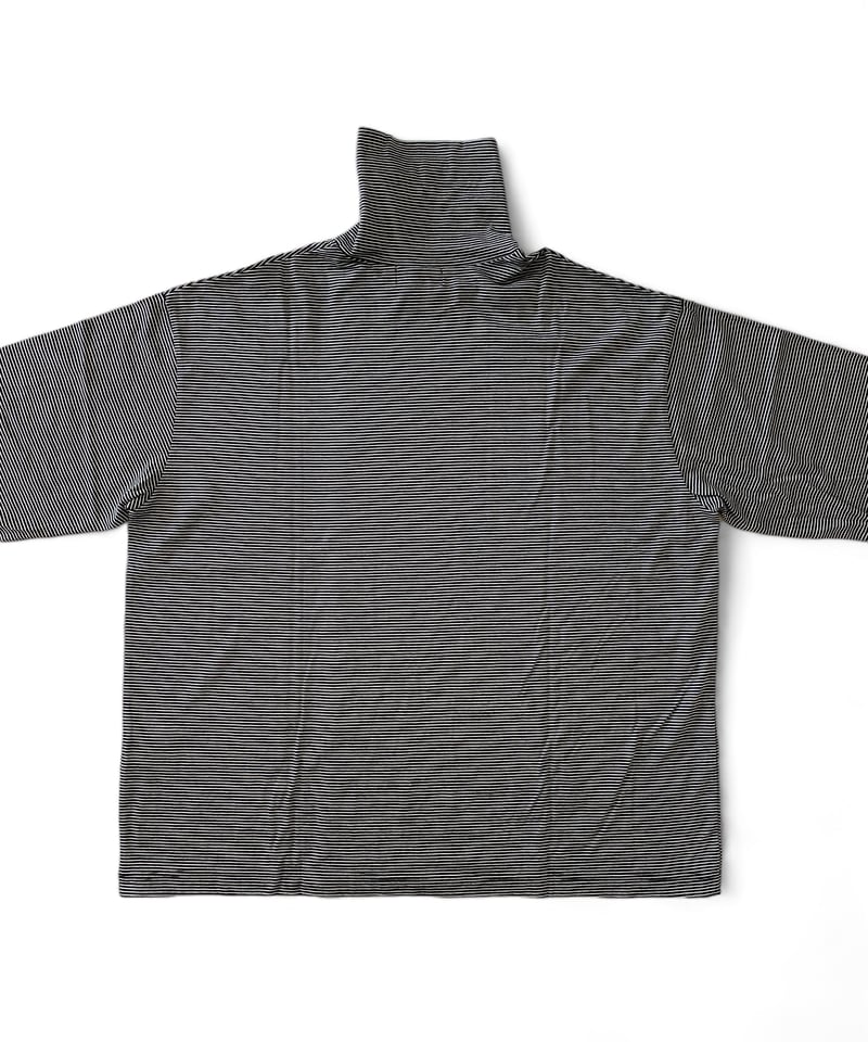 Graphpaper / Wool Border L/S Turtle Neck Tee -B