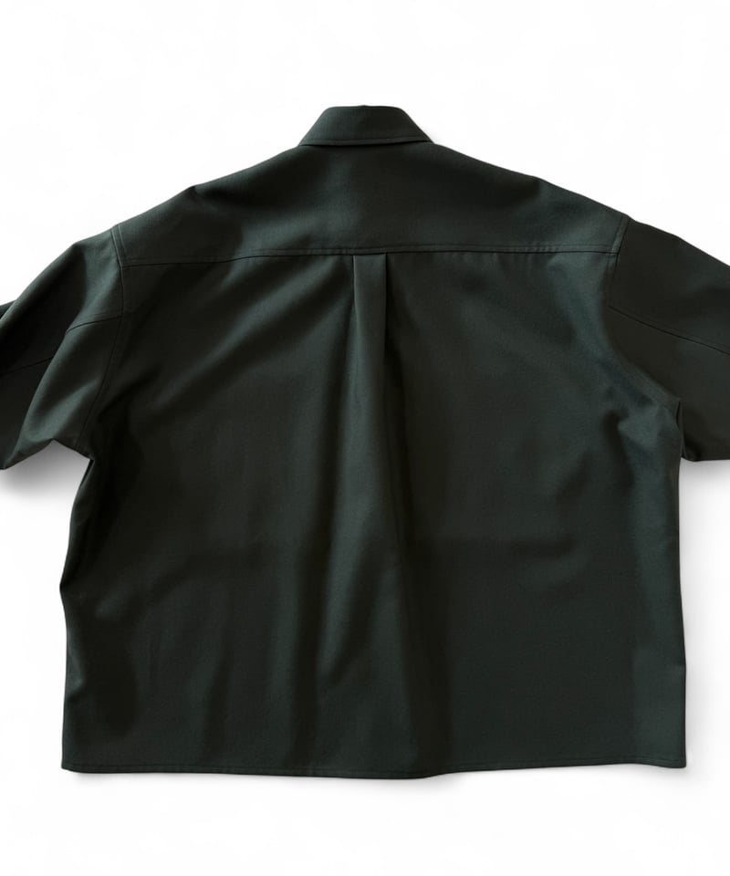 Graphpaper / Scale Off Flannel CPO Shirt -GREEN