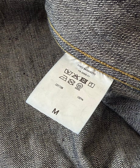 【26SS】 YOKO SAKAMOTO / PLEATS JACKET "ONE WASH" -INDIGO-
