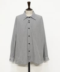 【26SS】 SHINYAKOZUKA / ROOMY SHIRT (ISSUE#8) -BLACK STRIPE-