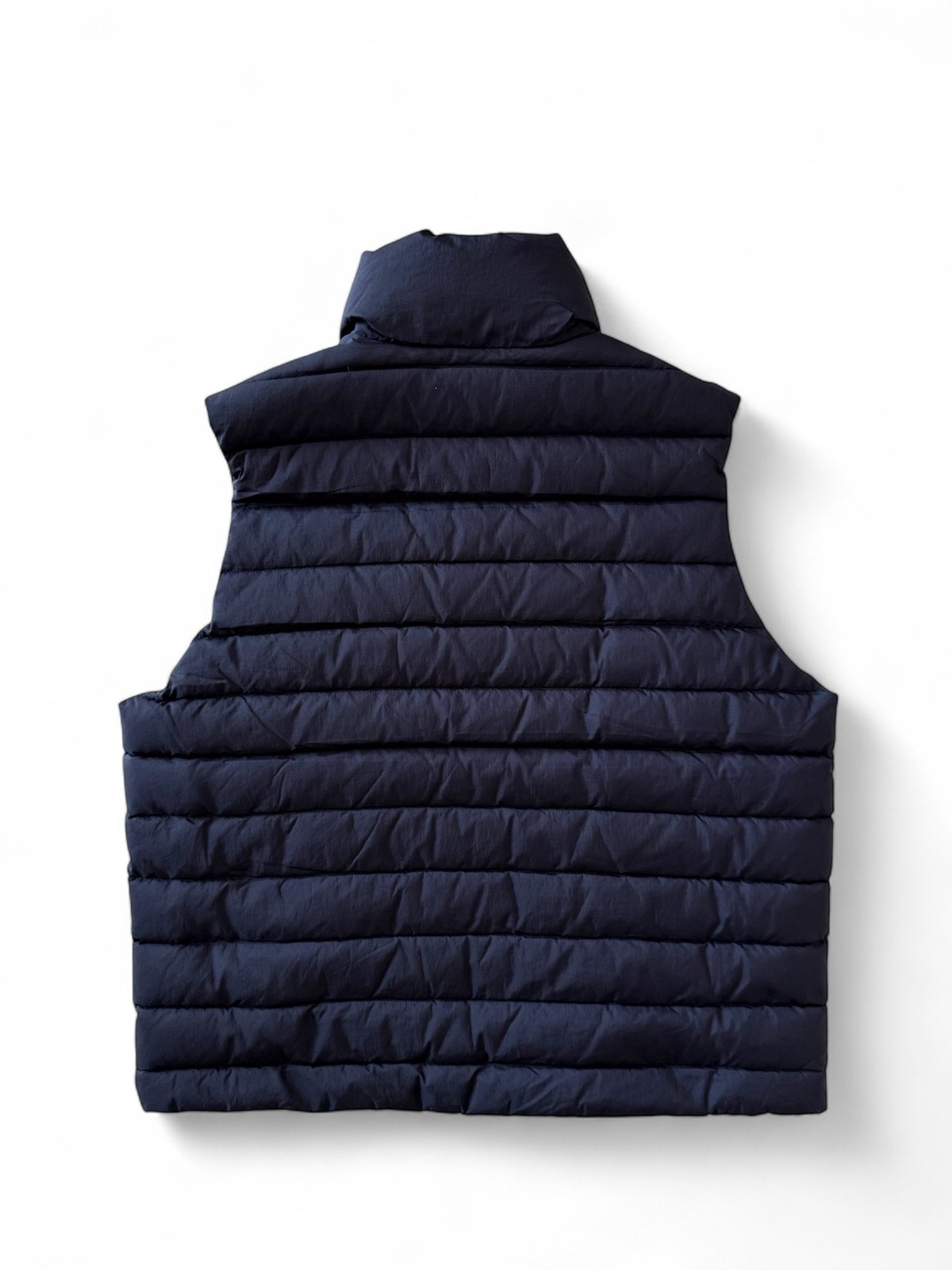 25AW】ES.1 / Middle Down Vest -NAVY- | YURAGI