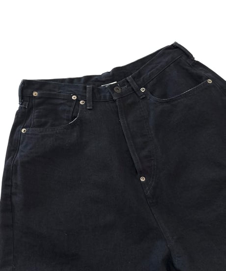 【26SS】 refomed / FRESH MAN DENIM WIDE PANTS "OW" -BLACK-