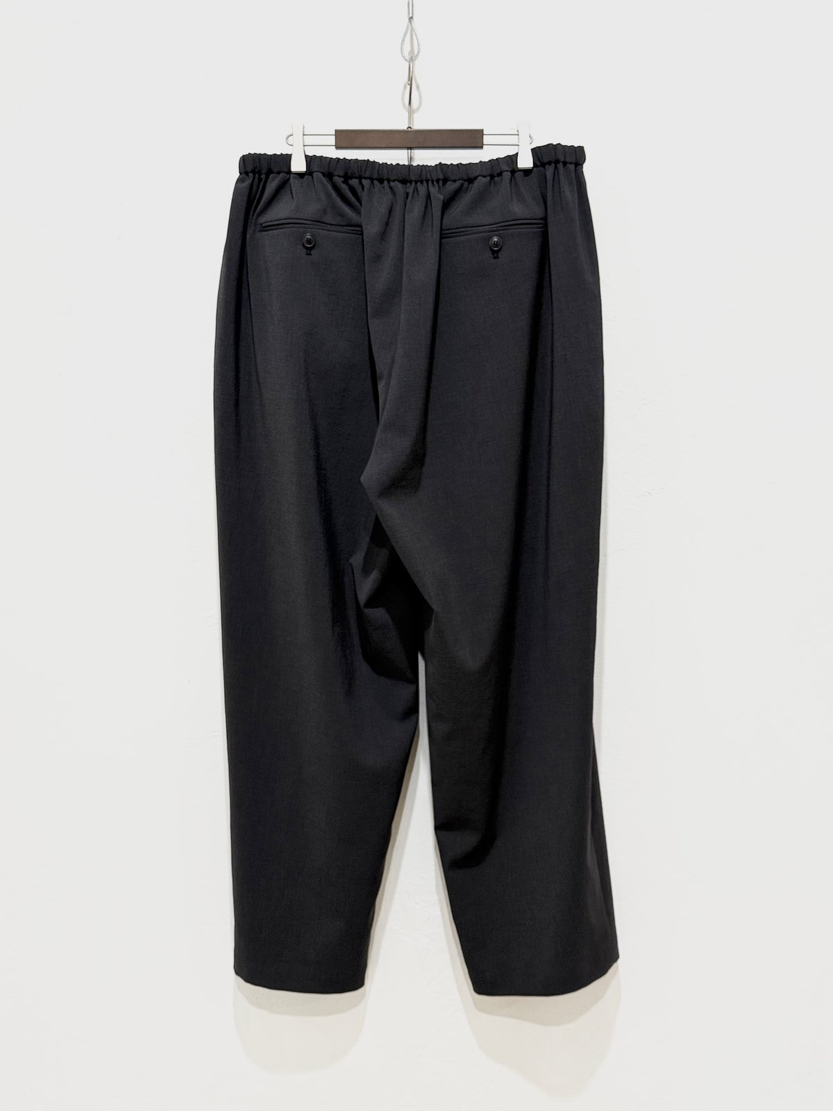 26SS】 YOKO SAKAMOTO / RELAX EASY PANTS -CHARCO