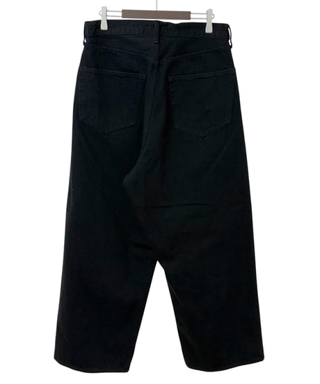 【26SS】 YOKO SAKAMOTO / 5POCKET BAGGY PANTS "ONE WASH" -BLACK-