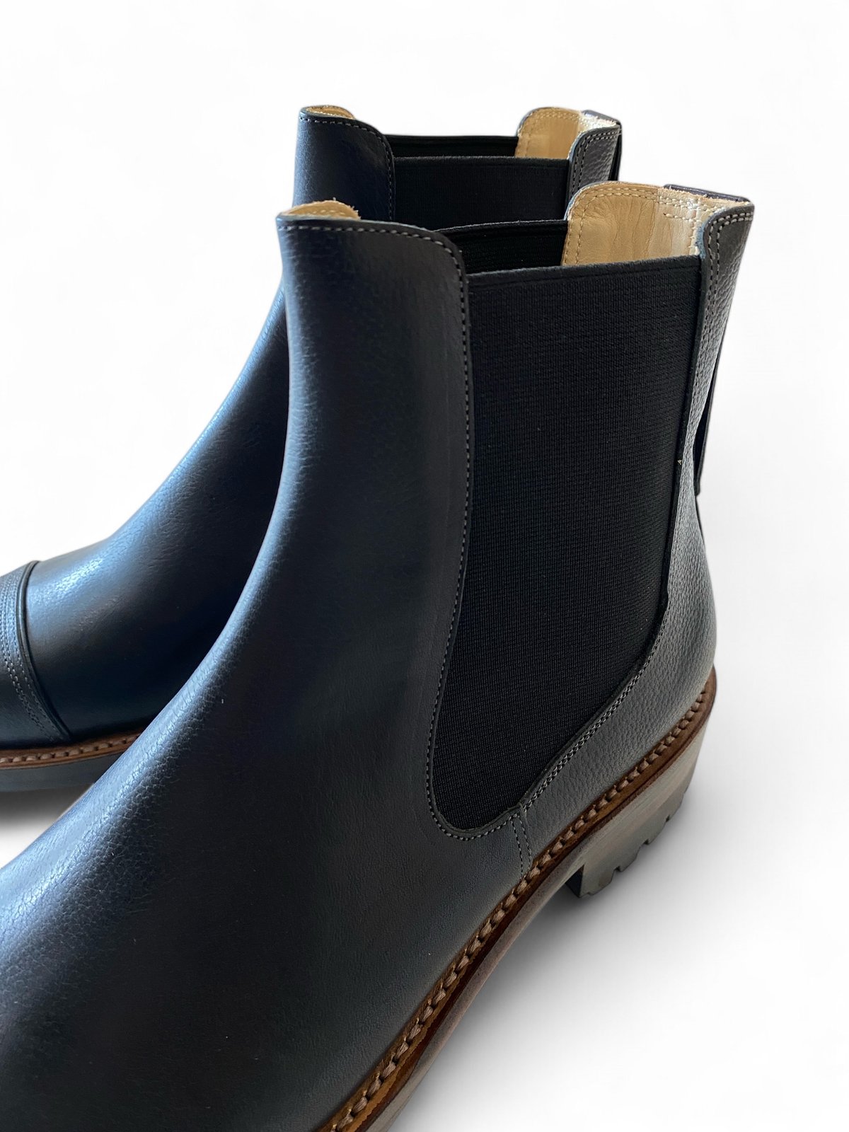 Post Production / Hunt-Boots -Embossed Vachetta