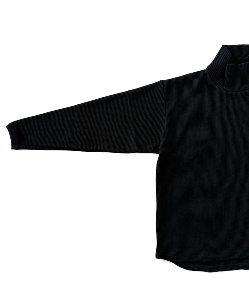 25AW】YOKO SAKAMOTO / HIGH NECK PULLOVER -BLACK