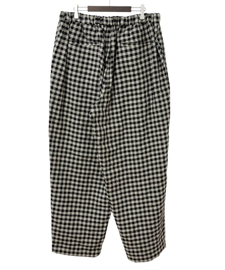 【26SS】 YOKO SAKAMOTO / WIDE EASY PANTS -GINGHAM-
