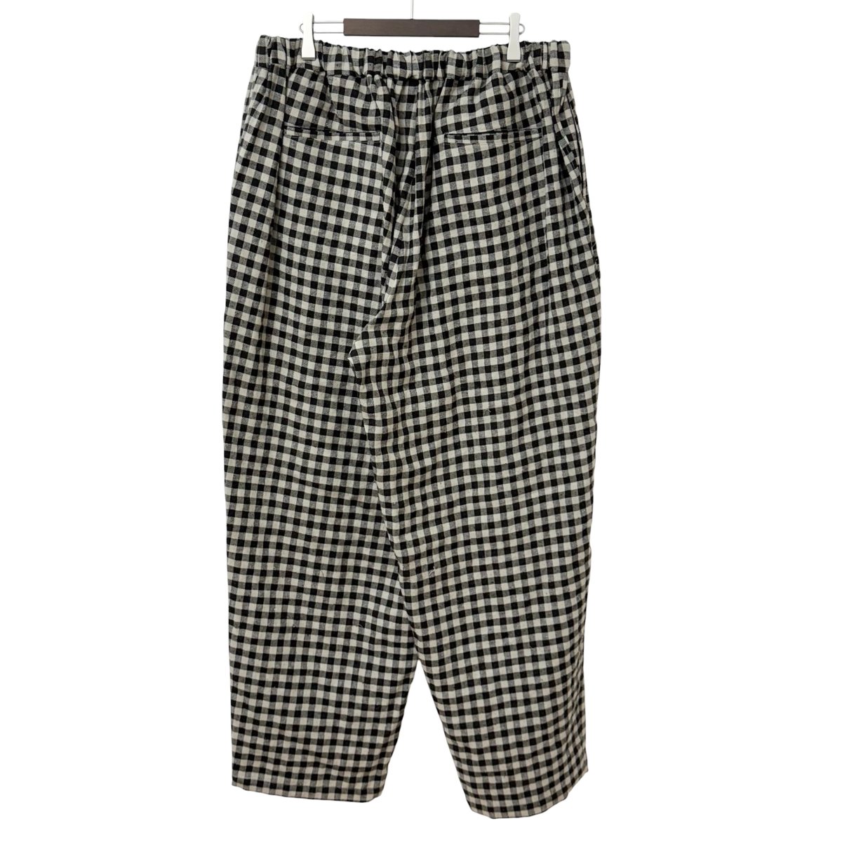 26SS】 YOKO SAKAMOTO / WIDE EASY PANTS -GINGHAM