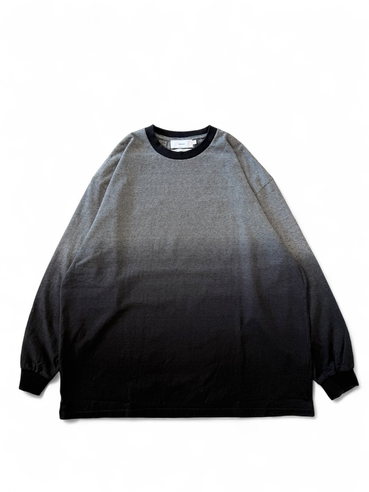 Graphpaper / Gradient Border L/S Tee -BLACK- |