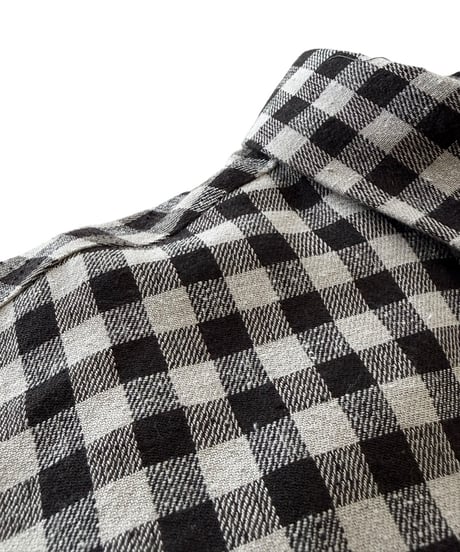 【26SS】 YOKO SAKAMOTO / REGULAR COLLAR SHIRT -GINGHAM-