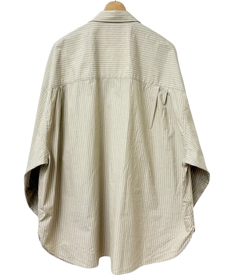 【26SS】 refomed / WRIST PATCH WIDE SHIRT -BEIGE-