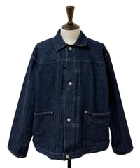 26SS】 marka / Leather Coach Jacket -BLACK- | Y