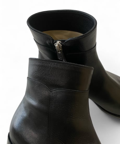 Post Production / Side Zip Boots -BLACK-