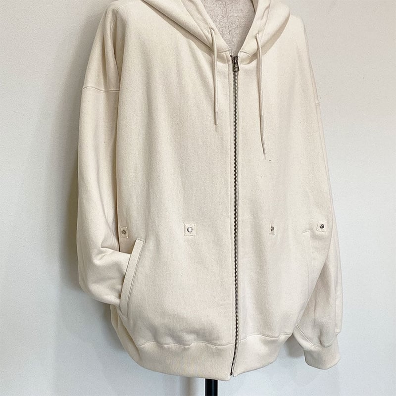 23AW refomed(リフォメッド) KINCHAKU ZIP-UP HOODIE OFF...