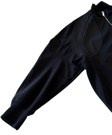 【SALE】 I`m here: / UN(I)FORM : HUNTING JERSEY BLOUSON -BLACK-
