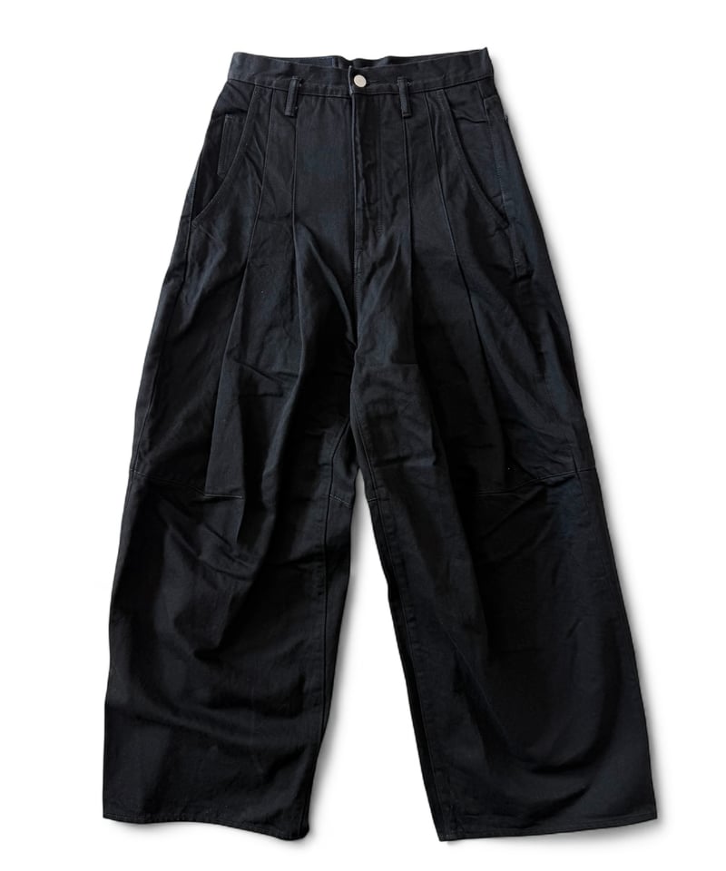 SHINYAKOZUKA BLACK ブラック ordinary SHINYAKOZUKA(シンヤコヅカ)のORDINARY HOME BAGGY-3 BLACKの