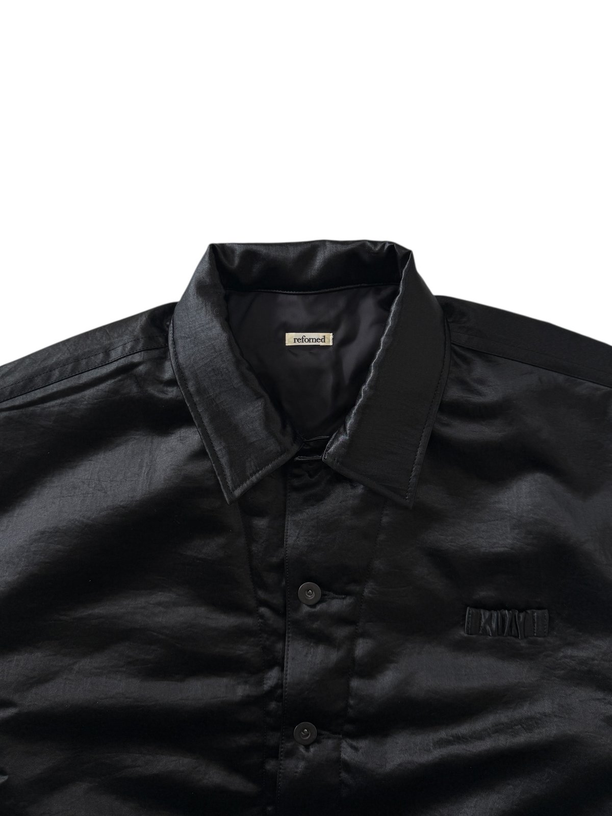 25AW】refomed / NEXT MAN NYLON JACKET -BLACK- |