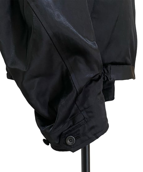 refomed / Cotton Rayon Work Jacket -BLACK-