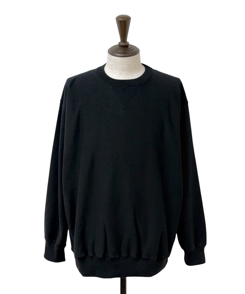 26SS】 YOKO SAKAMOTO / ATHLETIC SWEATER -BLACK-