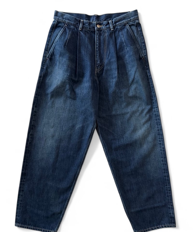 Graphpaper / Selvage Denim Two Tuck Tapered Pan Graphpaper / Selvage Denim Two Tuck Tapered Pan