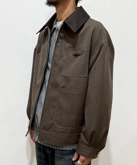 【26SS】 refomed / NEXT MAN WOOL JACKET -BROWN-