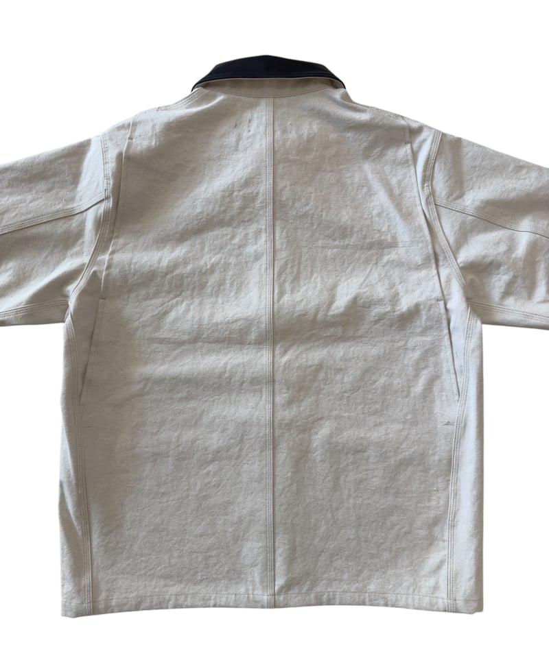オーガニックコットンキャンバス / エンジニアードジャケット, White オーガニックコットンキャンバス / エンジニアードジャケット, White