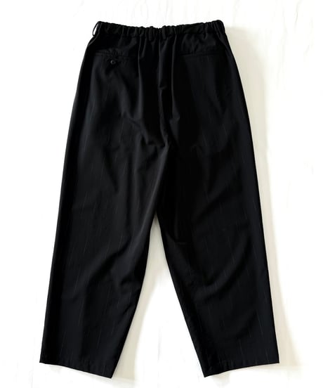 【26SS】 YOKO SAKAMOTO / DOUBLE PLEATED WIDE EASY PANTS -BLACK-