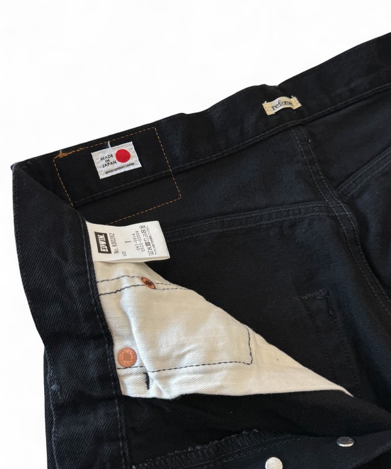 refomed / FRESH MAN DENIM WIDE PANTS by EDWIN
