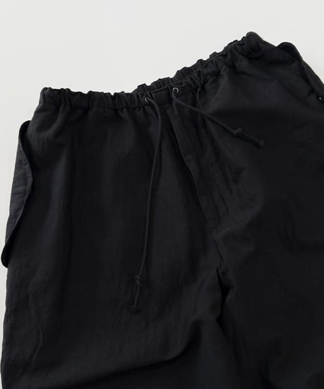 【26SS】 marka / WIDE OVER PANTS -BLACK-