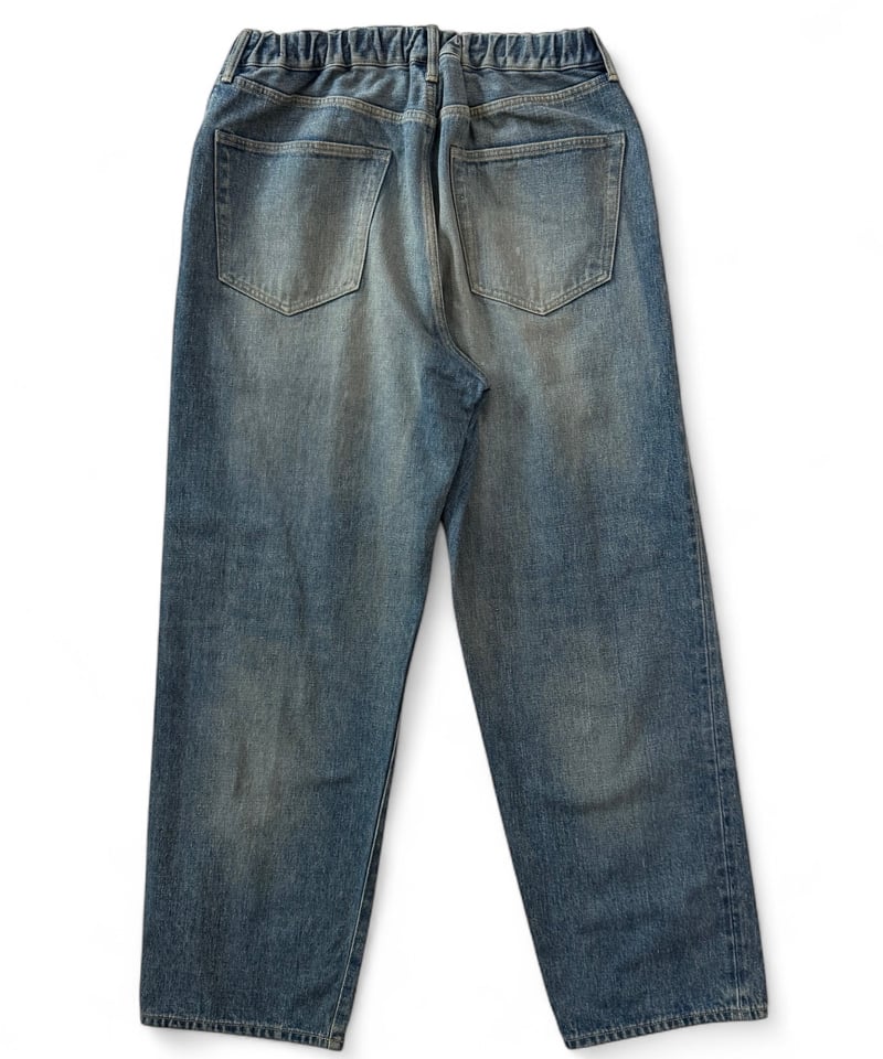 YOKO SAKAMOTO / 5POCKET EASY PANTS -FADE INDIGO