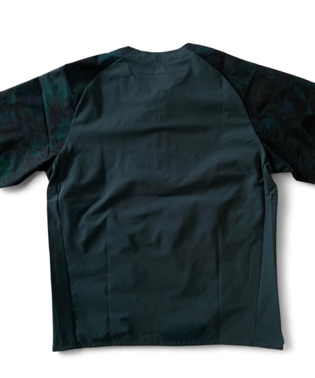 RYOGEN/ DEADLEAF RAGLAN HALFZIP SHIRT -DL.GREEN-