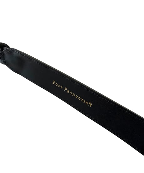 【26SS】 Post Production / MESH BELT -BLACK×SILVER-