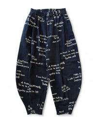 シンヤコズカ SHINYA KOZUKA 25AW Dear BAGGY SHINYAKOZUKA / Dear BAGGY -Black Pin Stripe-｜aIbn公式通販