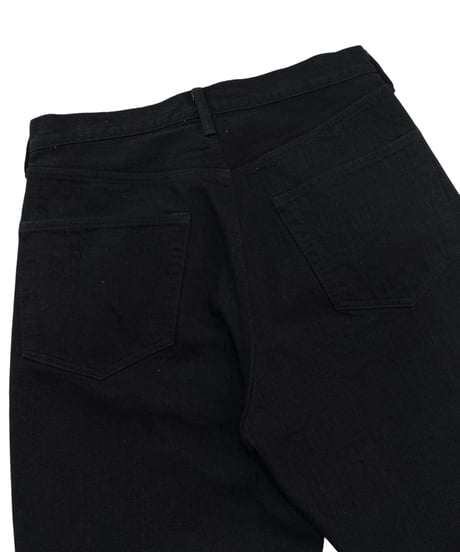 【26SS】 YOKO SAKAMOTO / 5POCKET STRAIGHT PANTS "ONE WASH" -BLACK-