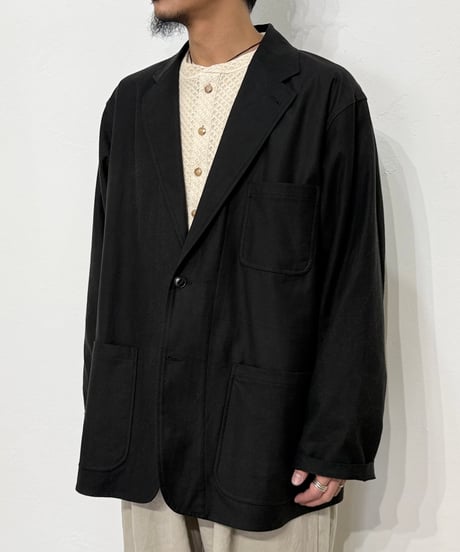 【26SS】 YOKO SAKAMOTO / 2B JACKET -BLACK-