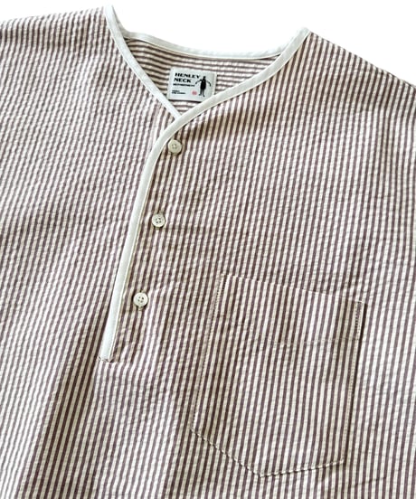 【26SS/残り1点】 HENLEY NECK DEPARTMENT -RED-