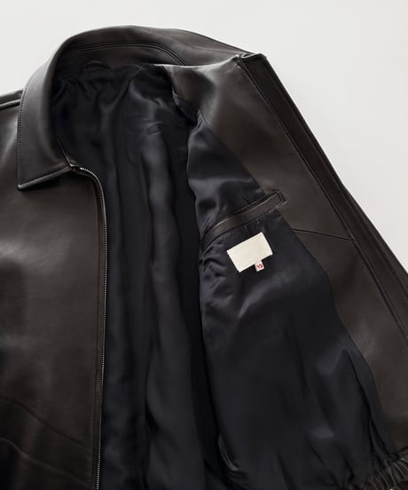 【26SS】 YOKO SAKAMOTO / ZIP BLOUSON -BLACK HIMALAYAN SHEEP-