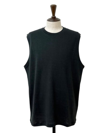 【26SS】 YOKO SAKAMOTO / SLEEVELESS TOP -BLACK-