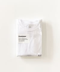 Graphpaper / 2-Pack Crew Neck Tee -WHITE-